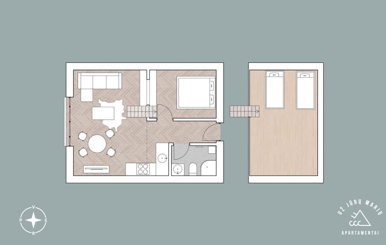 Apartmán Uz Juru Mariu Juodkrantė Exteriér fotografie